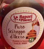 Mängden socker i Puro sciroppo d’acero