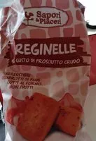 Mängden socker i Reginelle al gusto di prosciutto crudo