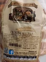 Mängden socker i Crostini all'olio