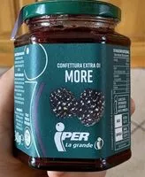 Mängden socker i confettura extra di More