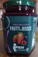 Mängden socker i Confettura extra di frutti di bosco