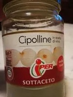 Mängden socker i Cipolline in aceto di vino