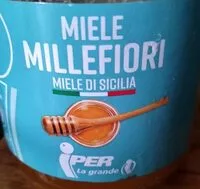 Mängden socker i Miele millefiori
