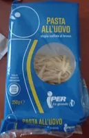 Mängden socker i Pasta all'uovo