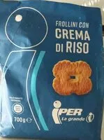 Mängden socker i Frollini con crema di riso