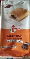 Mängden socker i FAGOTTINO CON FARCITURA AL CIOCCOLATO