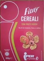 Mängden socker i Fitny cereali con frutti rossi