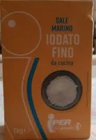 Mängden socker i Sale marino iodato fino