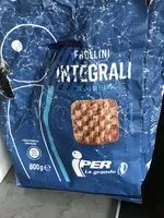 Mängden socker i Frollini integrali