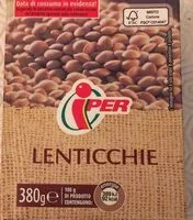 Mängden socker i Lenticchie