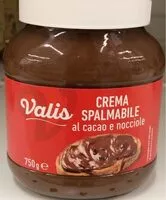 Mängden socker i Crema spalmabile al cacao e nocciole