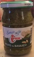 Mängden socker i Pesto al basilico