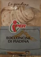 Mängden socker i Bocconcini di piadina