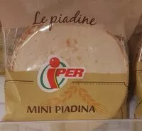 Mängden socker i Mini piadina