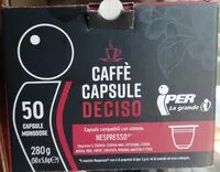 Mängden socker i Capsule Caffè deciso