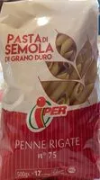 Mängden socker i Pasta di semola di grano duro Penne rigate