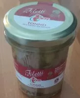 Mängden socker i Tonno all'olio d'oliva i filetti