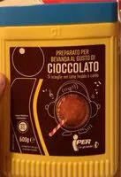 Mängden socker i Preparato per bevanda gusto di cioccolato