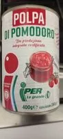 Mängden socker i Polpa di pomodoro