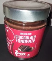 Mängden socker i Crema con cioccolato fondente