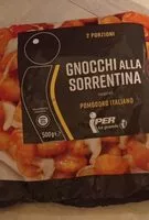 Mängden socker i Gnocchi alla sorrentina