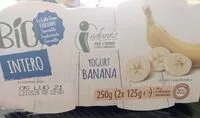 Mängden socker i Yogurt banana intero bio