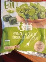 Mängden socker i Spinaci a cubetti biologici surgelati