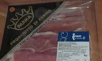 Mängden socker i Prosciutto crudo di Parma