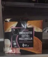 Mängden socker i crêpes con prosciutto cotto e mozzarella