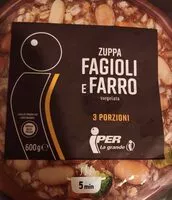 Mängden socker i Zuppa Fagioli e Farro