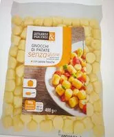 Mängden socker i Gnocchi di patate