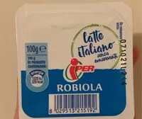 Mängden socker i Robiola