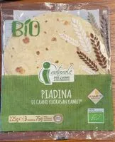 Mängden socker i Piadina di grano khorasan kamut