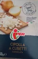 Mängden socker i Cipolla a cubetti