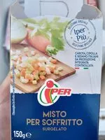 Mängden socker i Misto per soffritto surgelato