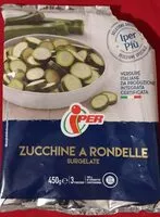 Mängden socker i Zucchine a rondelle surgelate