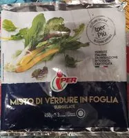 Mängden socker i Misto di verdure in foglia surgelate