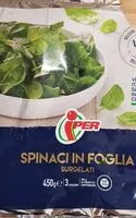 Mängden socker i Spinaci in Foglia Surgelati