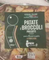 Mängden socker i Patate e broccoli