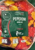 Mängden socker i Peperoni grigliati