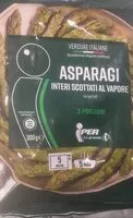 Mängden socker i Asparagi