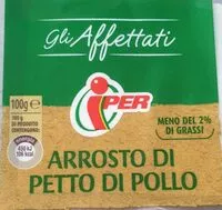 Mängden socker i Arrosto di petto di pollo