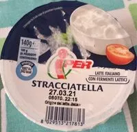 Mängden socker i Stracciatella