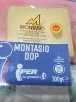 Mängden socker i Montasio dop