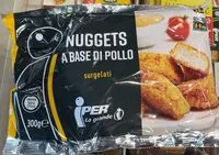Mängden socker i Nuggest di pollo