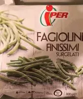 Mängden socker i Fagiolini finissimi surgelati