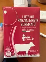 Mängden socker i Latte UHT parzialmente scremato
