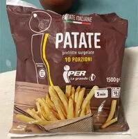 Mängden socker i Patate prefritte surgelate