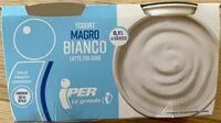 Mängden socker i Yogurt magro bianco