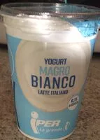 Mängden socker i Yogurt magro bianco